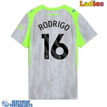 Manchester City Rodri Hernandez #16 Replica Third Shirt Ladies 2025-26 Short Sleeve